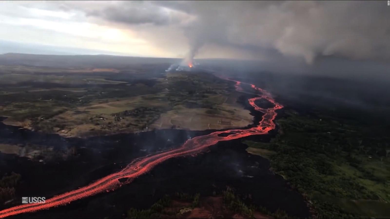 LaImagenDelDía impresionante río de lava deja el volcán Kilauea CNN Video