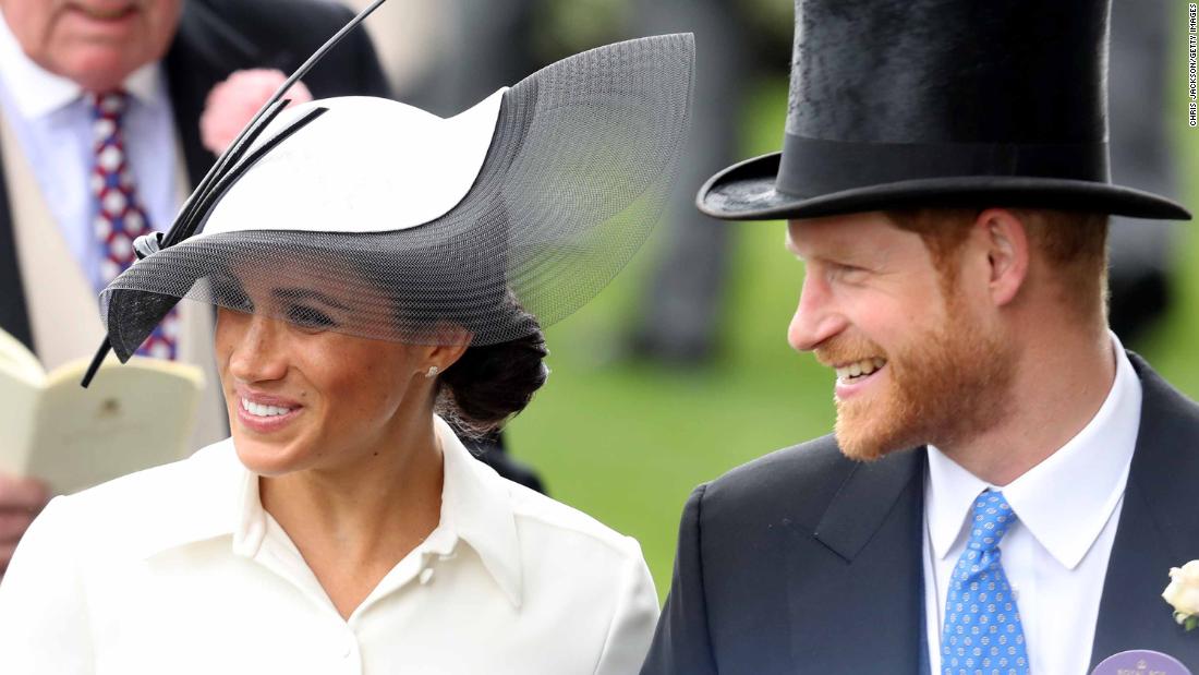 Meghan, Duchess of Sussex, and Prince Harry, Duke of Sussex, attended the opening day of Royal Ascot in Berkshire, west of London in 2018.