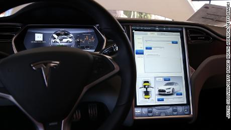 PALO ALTO, CA - NOVEMBER 05:  A view of the dashboard in a new Tesla Model S car at a Tesla showroom on November 5, 2013 in Palo Alto, California. Tesla will report third quarter earnings today after the closing bell.  (Photo by Justin Sullivan/Getty Images)