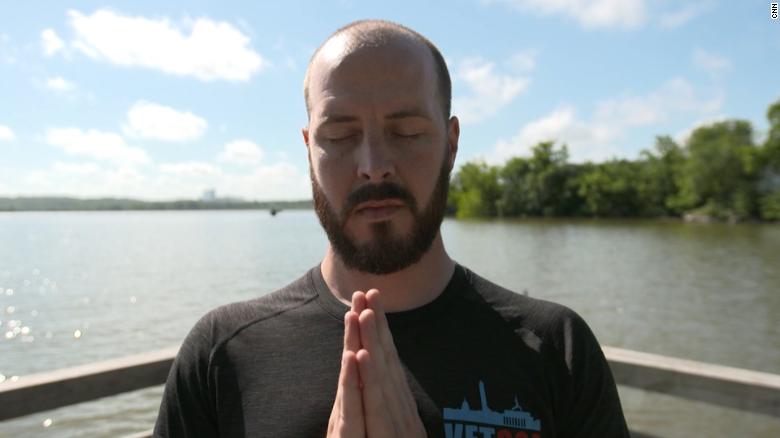 Justin Blazejewski had been practicing yoga for seven years when he founded VEToga in 2015. 