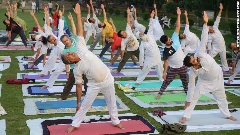 India's International Yoga Day sees Modi on the mat - CNN