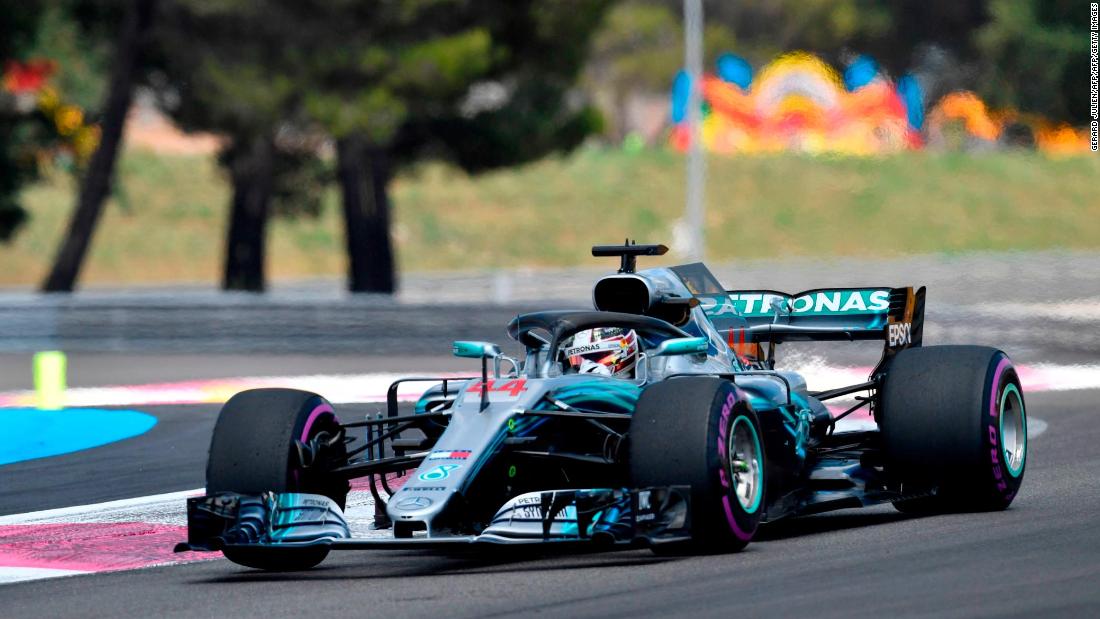 Briton Lewis Hamilton won the first French Grand Prix since 2008.&lt;br /&gt;The Mercedes driver avoided the worst of a dramatic start that saw title rival Sebastian Vettel clip Valtteri Bottas. Both drivers sustained damage in the collision, forcing them to pit early them and fall to the back of the grid.