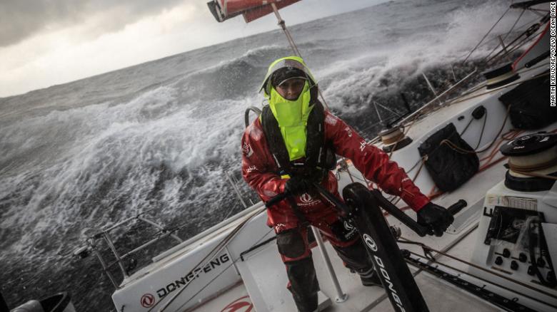 Carolijn Brouwer Volvo Ocean Race sailing