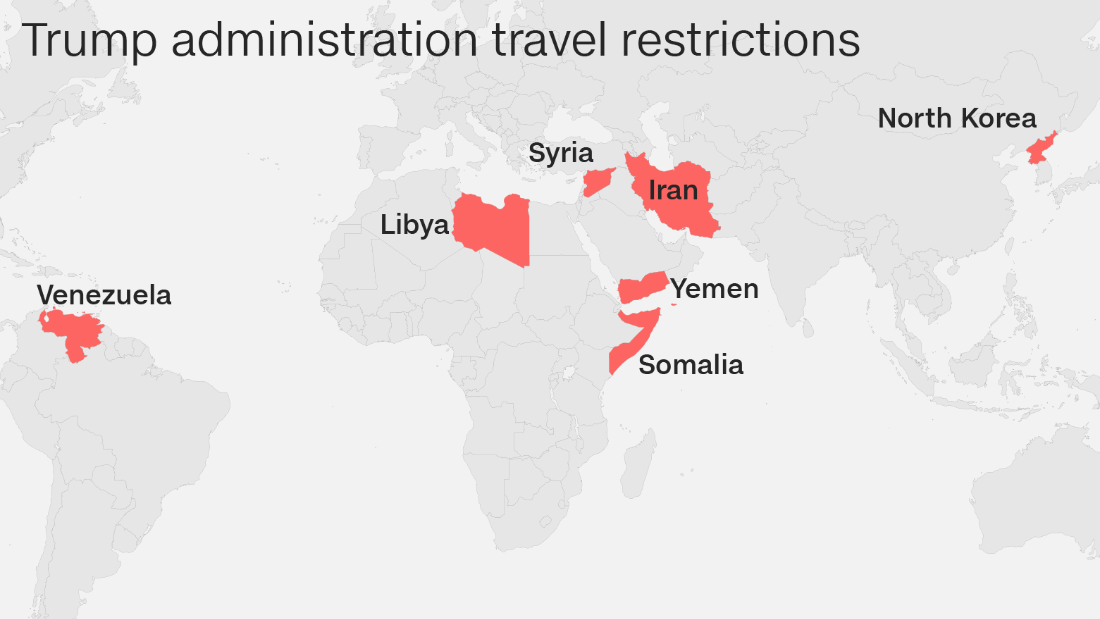The seven countries banned by Trump CNN Video