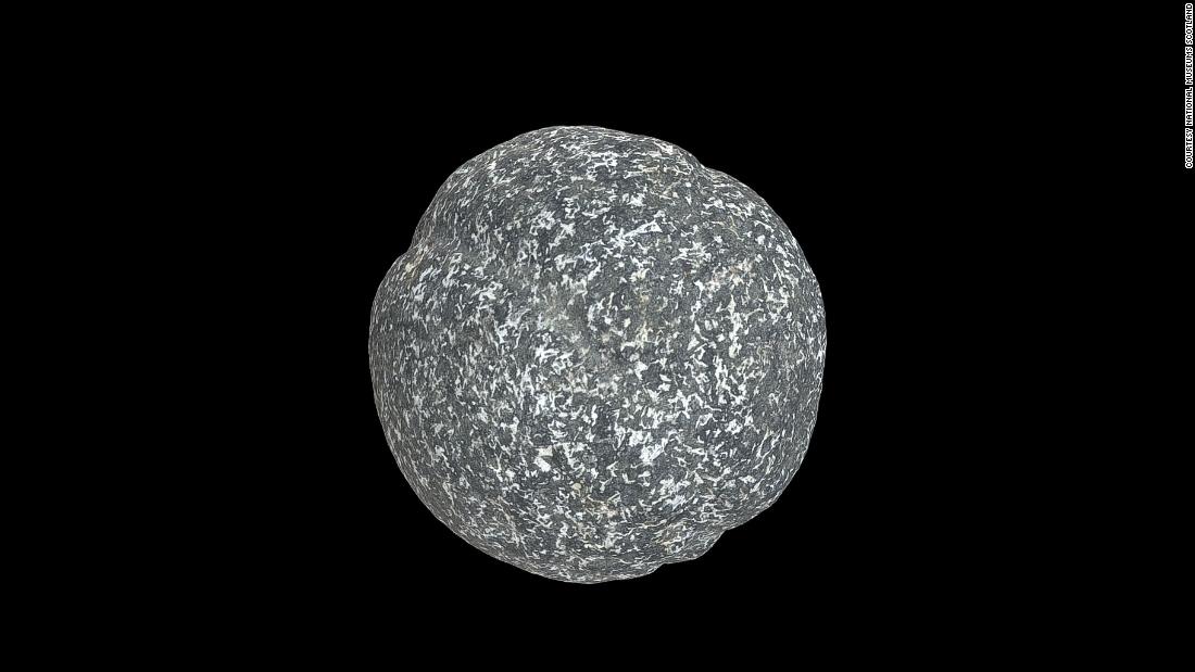 For instance, this 3D image of a carved stone ball from Buchromb, Banffshire, showed evidence that the large knob was reworked into smaller ones over time, suggesting a process of modification that was not known before the 3D images were made.