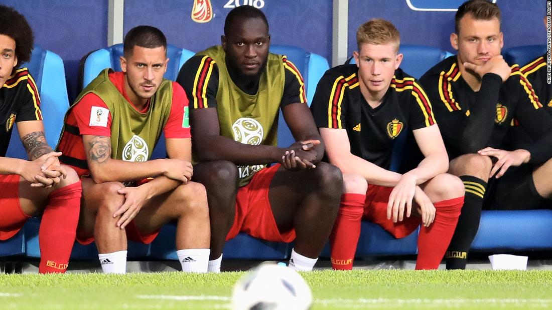 The Belgium-England match was notable for how many top players didn&#39;t see the field. With both teams already assured a spot in the knockout stage, many of their usual starters took the night off. Among those on the bench for Belgium were captain Eden Hazard, Romelu Lukaku and Kevin De Bruyne.