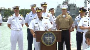 Admiral on why China disinvited from war games