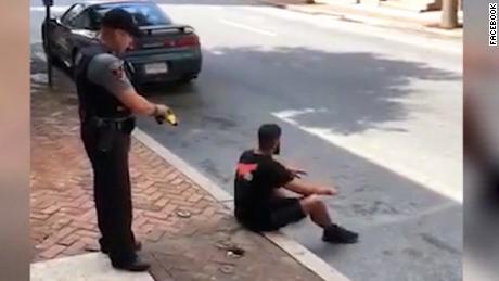 unarmed man tased police sidewalk pennsylvania vpx_00001127