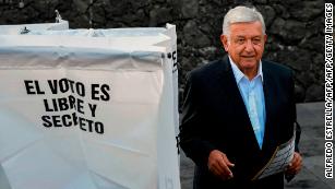 Lopez Obrador wins landslide as Mexico votes for change