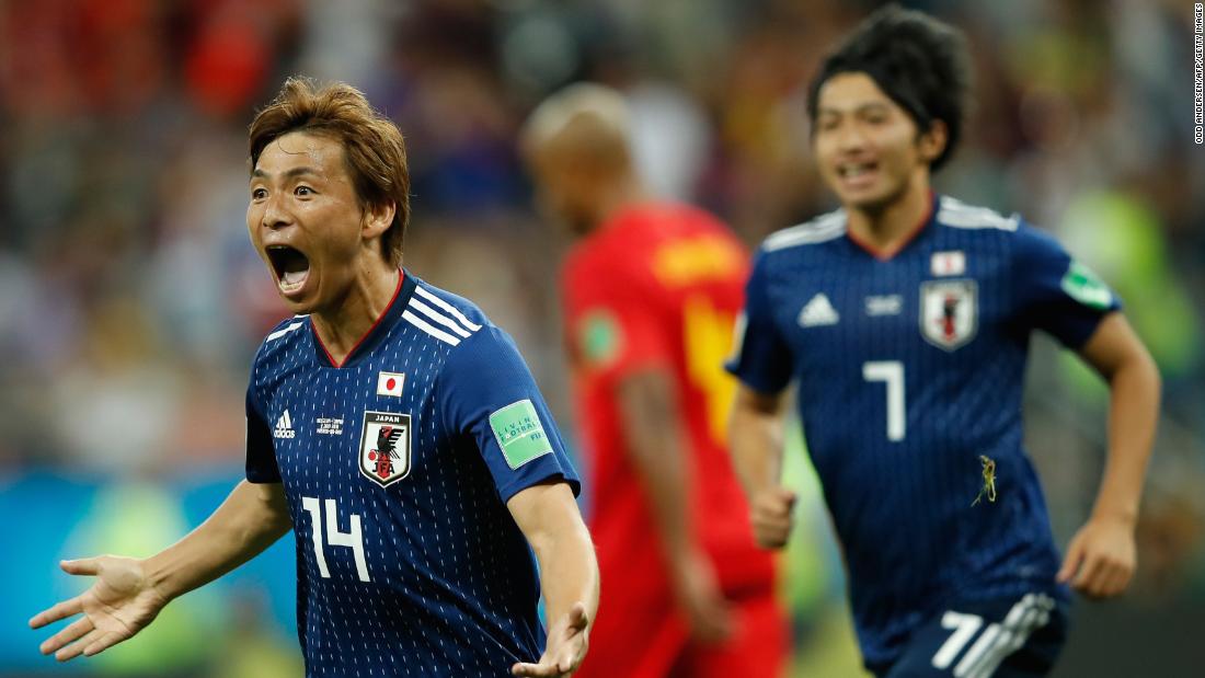 Takashi Inui, left, gave Japan a 2-0 lead early in the second half.