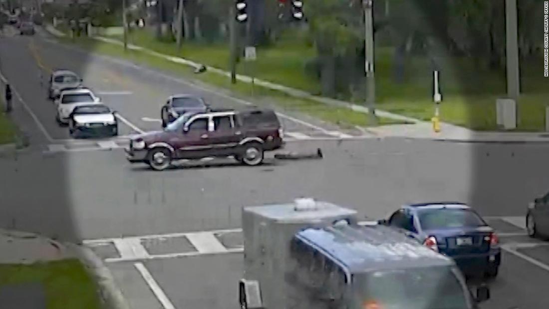 Video Shows Woman Fall From Suv In Traffic Cnn Video