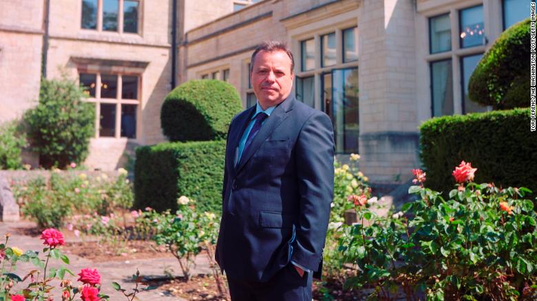 Arron Banks, co-founder of the Leave.EU campaign, pictured in June 2018 in Bristol, England.