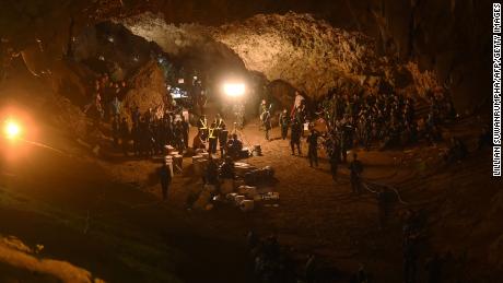 New video shows boys in cave, wrapped in foil blankets