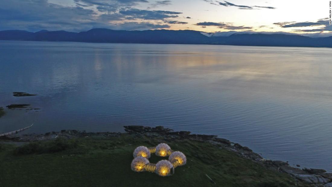 The first dome simulates the pure air of Tautra on the coast of Norway using filtration technology developed by a start-up called &lt;a href=&quot;http://airlabs.com/&quot; target=&quot;_blank&quot;&gt;Airlabs&lt;/a&gt;.