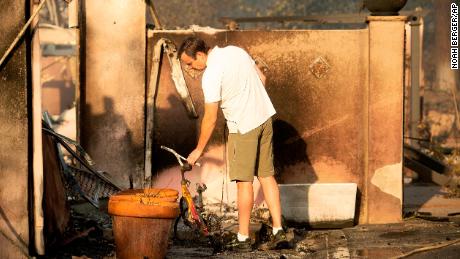 Homeowners come home to ash and rubble as wildfires ravage California