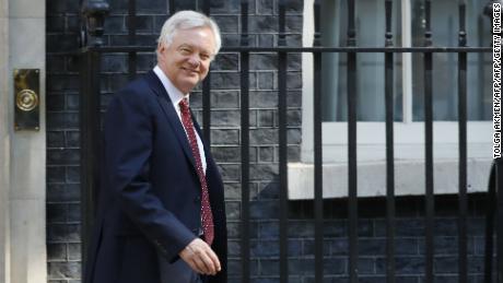 Britain&#39;s Secretary of State for Exiting the European Union (Brexit Minister) David Davis leaves 10 Downing Street in central London after attending the weekly cabinet meeting on July 3, 2018. (Photo by Tolga AKMEN / AFP)        (Photo credit should read TOLGA AKMEN/AFP/Getty Images)