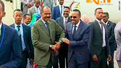 Former sworn enemies Ethiopia and Eritrea have declared end of war