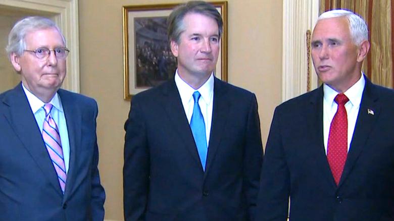 Image result for IMAGES SENATORS KAVANAUGH