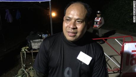 Adisak Wongsukchan, father of rescued Wild Boars soccer player Akarat Wongsukchan. 