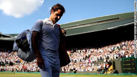 In a rarity at Wimbledon, Roger Federer exited prior to the semifinals.