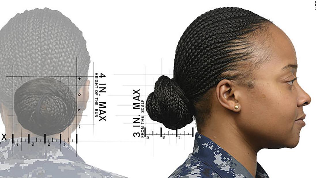 Navy hairstyle policy: Women can now wear ponytails 