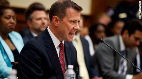 FBI Deputy Assistant Director Peter Strzok testifies before the the House Committees on the Judiciary and Oversight and Government Reform during a hearing on &quot;Oversight of FBI and DOJ Actions Surrounding the 2016 Election,&quot; on Capitol Hill, Thursday, July 12, 2018, in Washington. (AP Photo/Evan Vucci)