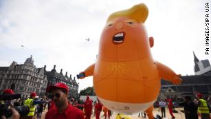 'Trump Baby' Balloon Takes Flight In London Protests - CNN