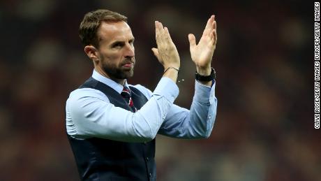 Southgate at the 2018 FIFA World Cup in Russia.