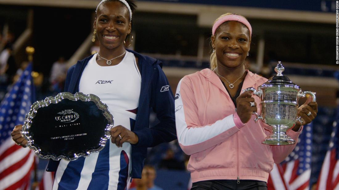 Serena comes out on top after another final with Venus, beating her sister in straight sets to win her second US Open title in 2002.