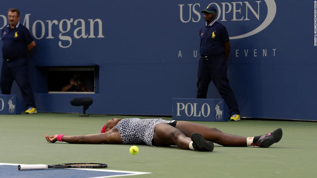 Victory at the US Open in 2014 moves Williams to joint-fourth in the all-time list of major winners, alongside Martina Navratilova and Chris Evert.