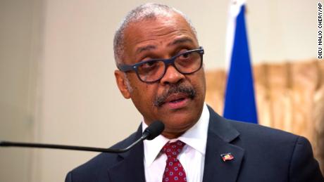 Haiti&#39;s Prime Minister Jack Guy Lafontant 