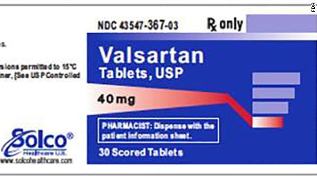 FDA sends warning to company at center of heart medication recall