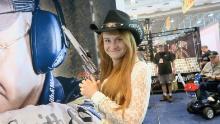 Maria Butina at the NRA Annual Meeting in Nashville, Tennessee (April 2015) 