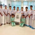 Thai soccer team hospital group photo