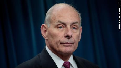 John Kelly answers questions during a press conference related to President Donald Trump&#39;s recent executive order concerning travel and refugees, January 31, 2017 in Washington, DC. 