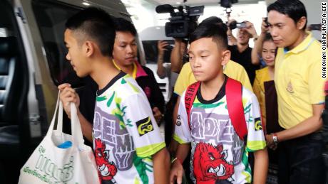 Thai boys remember the struggle to survive cave samples - and the moment they were found