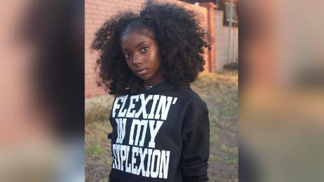 Kheris Rogers started a clothing line with her sister after she was bullied for the color of her skin.