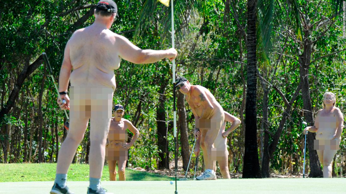 Feeling adventurous? You could play golf in the nude. Australia&#39;s BruJul Nudist Retreat organized Darwin&#39;s first nude golf day.