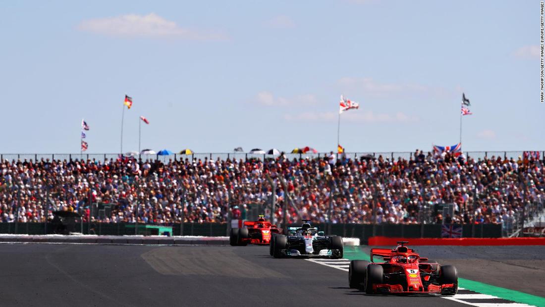 Home favorite Lewis Hamilton was denied a sixth victory at the British Grand Prix as Ferrari&#39;s Sebastian Vettel took control of the championship at Silverstone