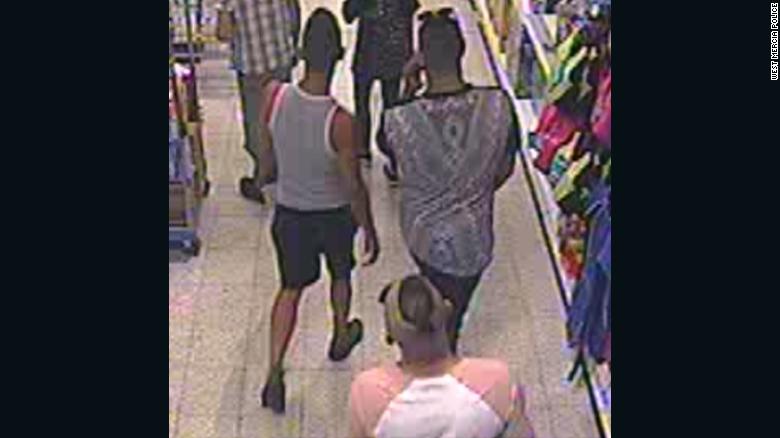 CCTV images of three men police want to speak to about the incident.