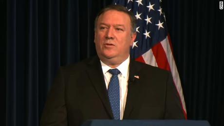 Secretary Pompeo delivers remarks on &quot;Supporting Iranian Voices&quot;, at the Ronald Reagan Presidential Library and Center for Public Affairs.