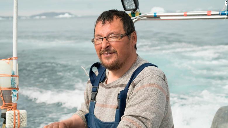Fisherman Hans Mathias Kristensen remembers another iceberg that destroyed or damaged 11 boats as it broke up.