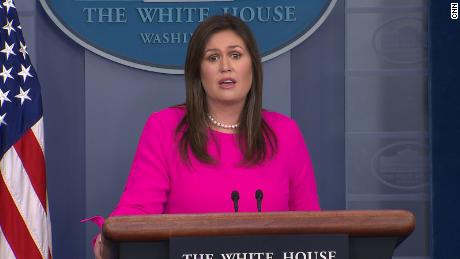 White House Press Secretary Sarah Sanders addresses the media during a White House Press Briefing on Monday, July 23. 