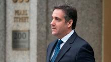 Michael Cohen, a longtime personal lawyer and confidante for President Donald Trump, leaves the United States District Court Southern District of New York on May 30, 2018 in New York City. (DON EMMERT/AFP/Getty Images)