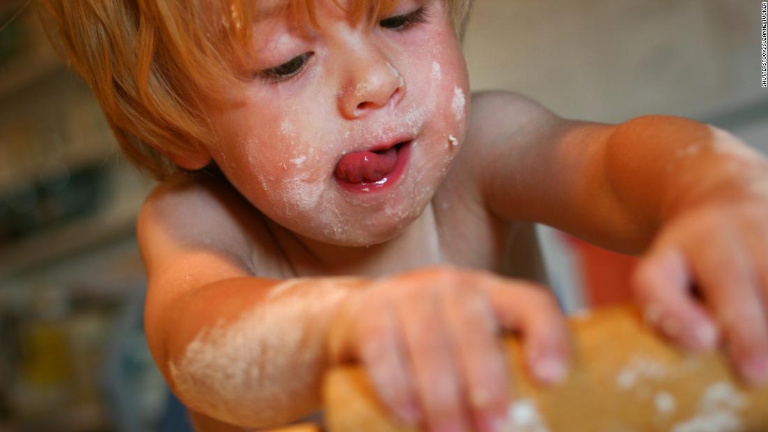 Encourage your child to make friends with food at a young age by involving them with cooking, said Potock. She also suggests playing with food, such as using beans in a tic-tac-toe game.