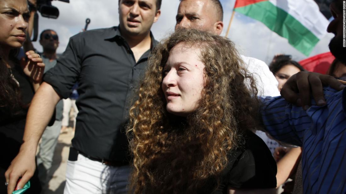 Ahed Tamimi Released From Israeli Prison Cnn