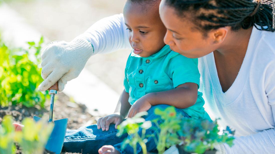 Potock also suggests talking about how food is grown, such as with green beans and &quot;Jack and the Beanstalk.&quot; Better yet, she said, grow your own veggies if possible, and have your child harvest and cook them. Take your child regularly to the farmers&#39; market to see and touch new temptations.