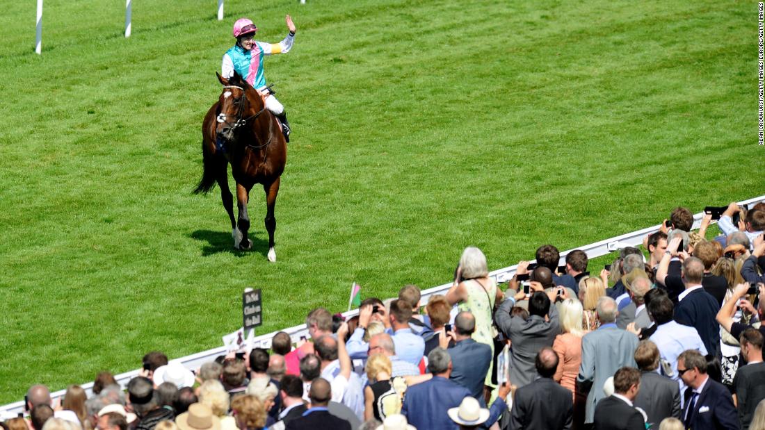 Legendary racehorse Frankel made history in 2012 by becoming the first horse to win the Sussex Stakes twice having also triumphed the previous year. 