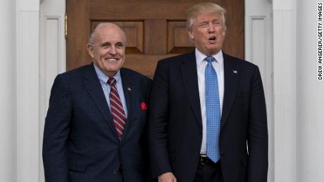 Giuliani says Trump Tower meeting was to get Clinton dirt