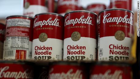 Campbell's classic soups are under attack. (Photo by Justin Sullivan/Getty Images)